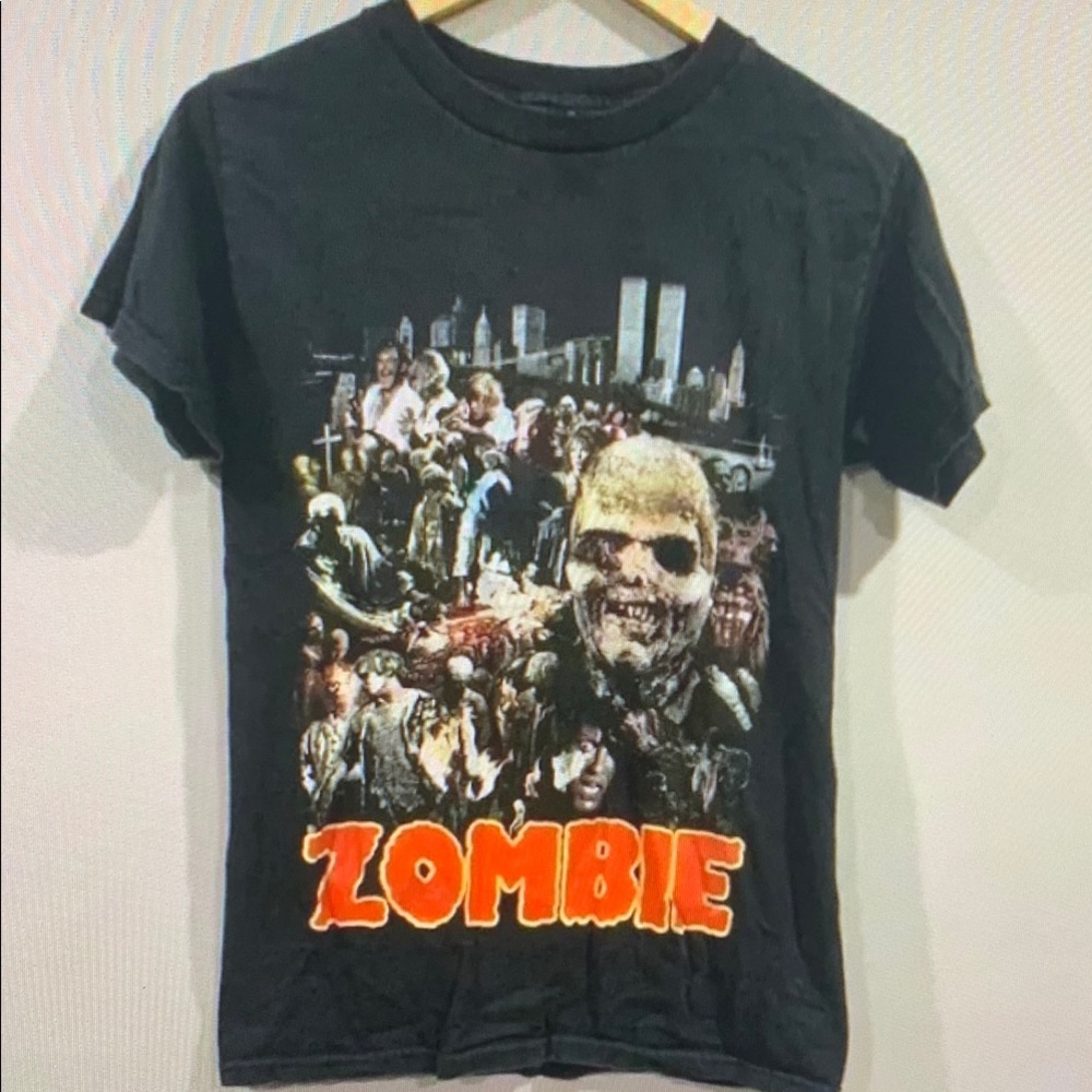 Zombie Graphic Black T-Shirt